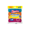Spontex Multipurpose Microfiber Pack of 4