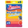 Spontex Multipurpose Microfiber Pack of 8